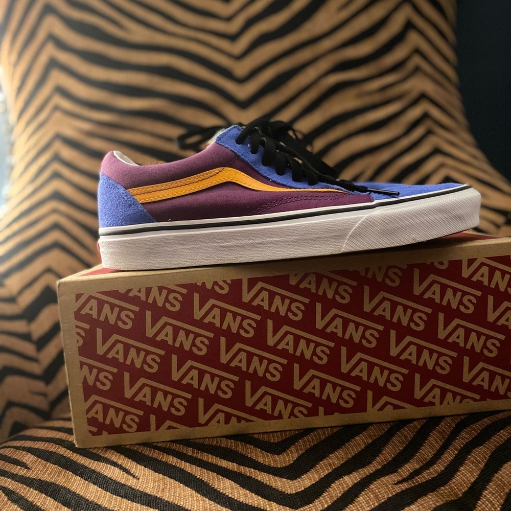 Multicolored Vans old skool like new